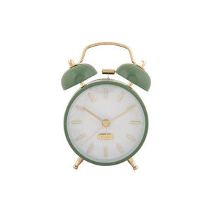 Karlsson Pearl Glow Alarm Clock - Jungle Green