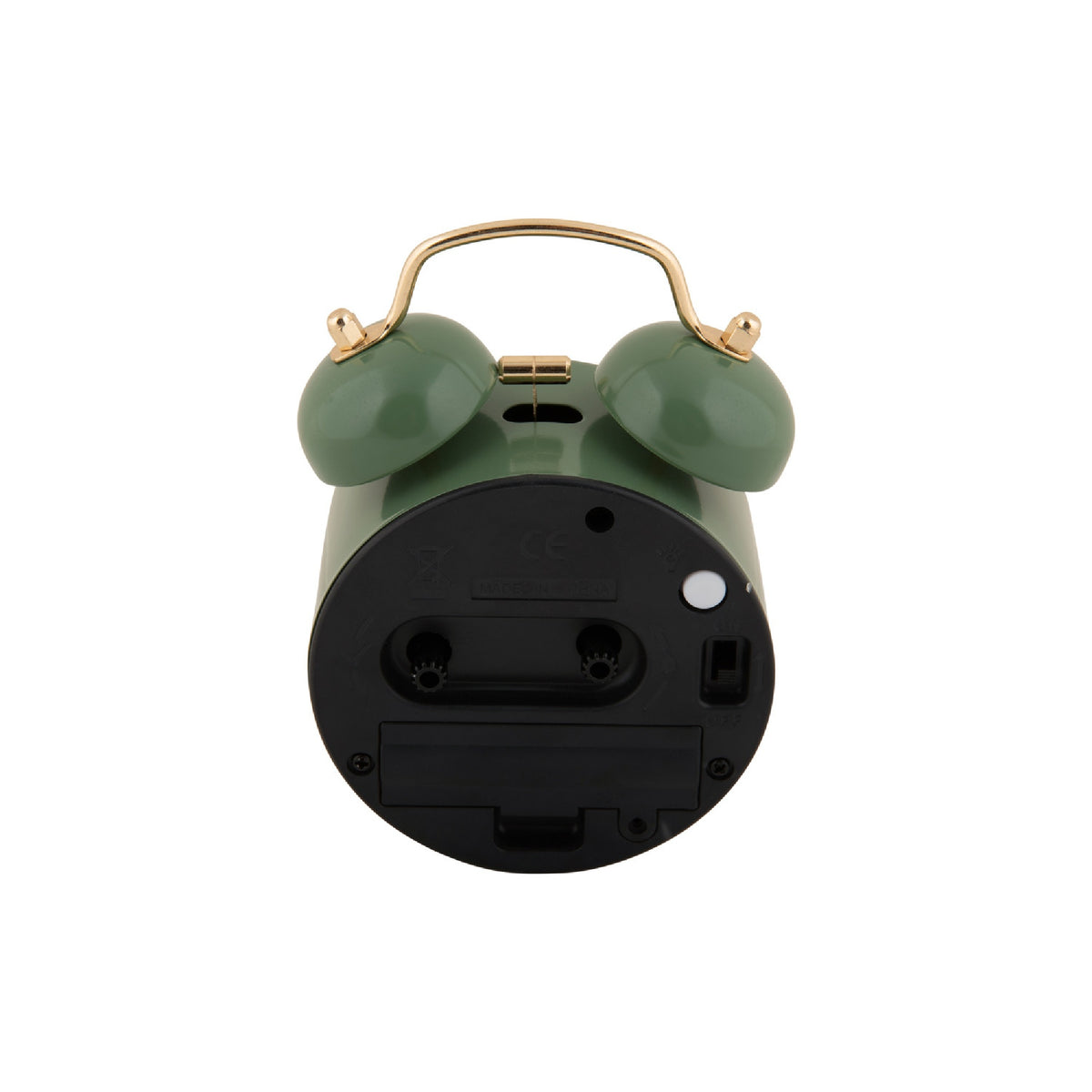 Karlsson Pearl Glow Alarm Clock - Jungle Green