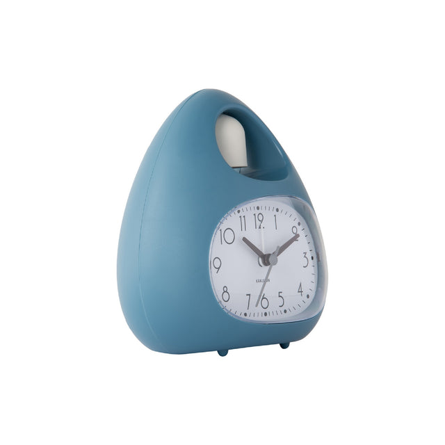 Karlsson Blob Bell Alarm Clock - Jeans Blue