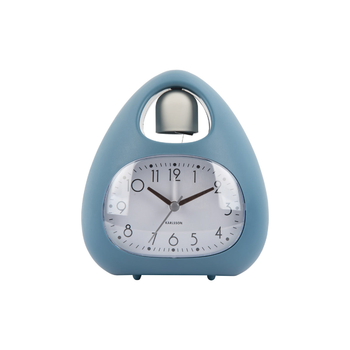 Karlsson Blob Bell Alarm Clock - Jeans Blue