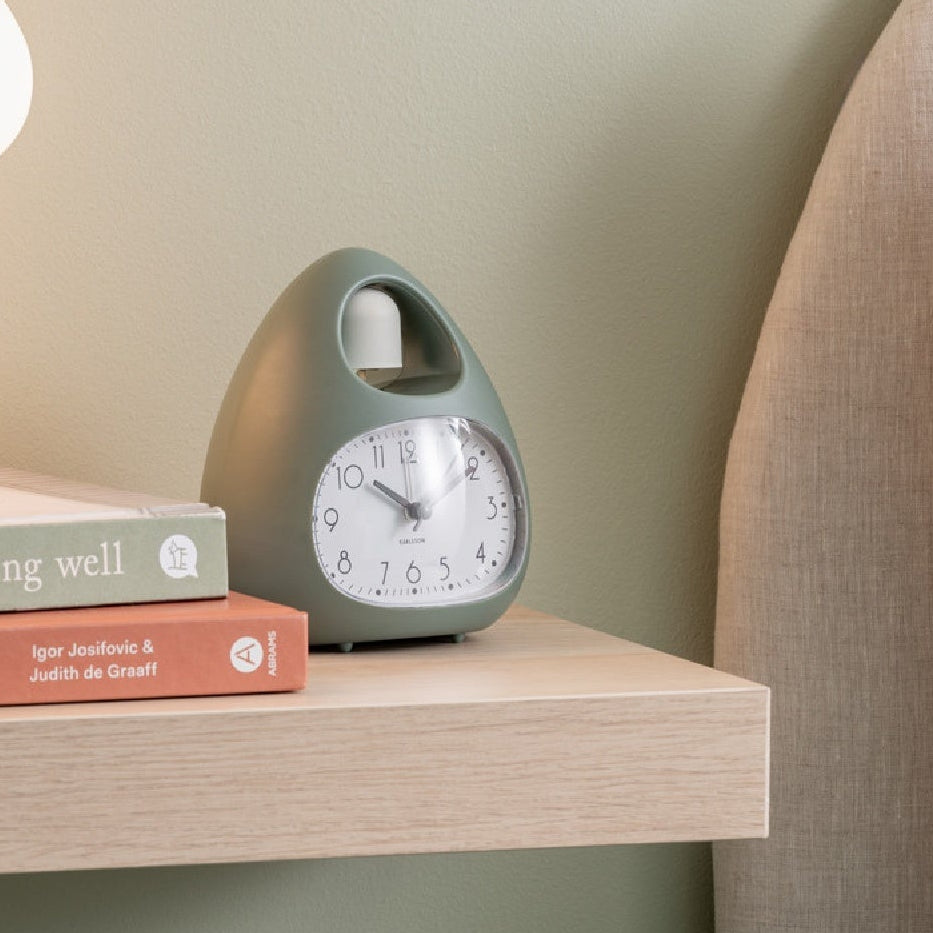 Karlsson Blob Bell Alarm Clock - Jungle Green