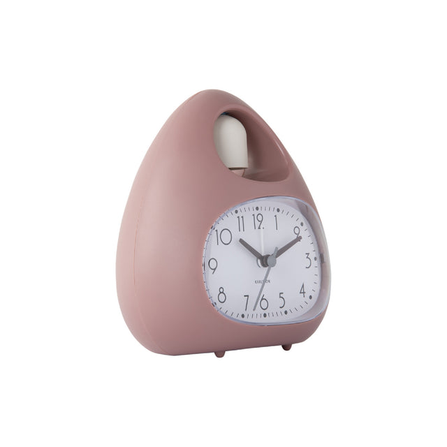 Karlsson Blob Bell Alarm Clock - Faded Pink