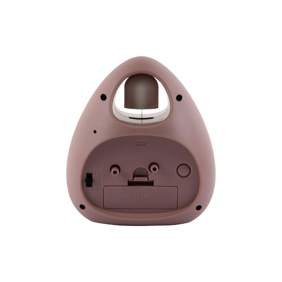 Karlsson Blob Bell Alarm Clock - Faded Pink