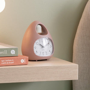 Karlsson Blob Bell Alarm Clock - Faded Pink