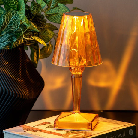 Leitmotiv Table Lamp Gem - Ochre Yellow - TABLE/BEDSIDE LAMPS - Beattys of Loughrea