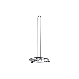 Present Time Kitchen Roll Holder Wired - Black