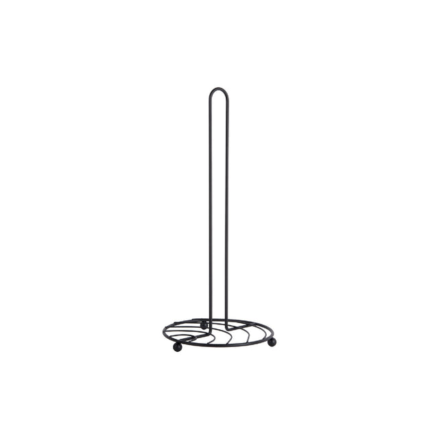 Present Time Kitchen Roll Holder Wired - Black