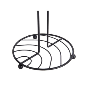 Present Time Kitchen Roll Holder Wired - Black
