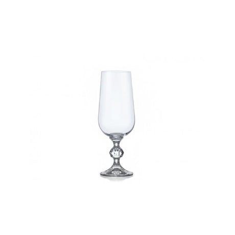 Crystalex Claudia Champagne Flutes 180ml, Pack of 6 - DRINKING GLASSES - Beattys of Loughrea