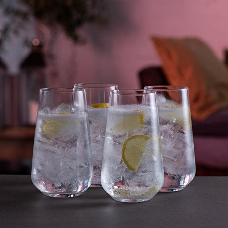 Dartington Cheers! Highball Glasses, Set of 4 - DRINKING GLASSES - Beattys of Loughrea