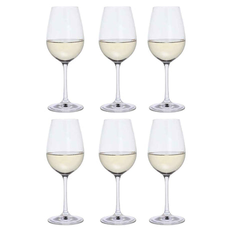 Dartington Wine & Dine White Wine Glasses, Set of 6 - DRINKING GLASSES - Beattys of Loughrea