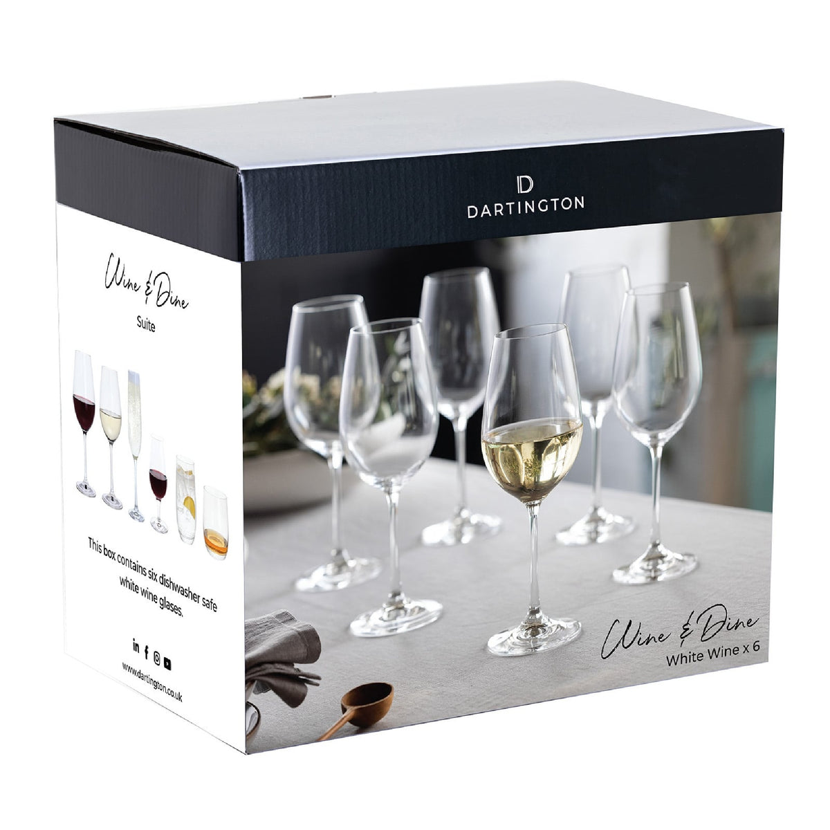 DAC 6PK WINE & DINE WHITE WINE 6 PK ST3592/2/6PK