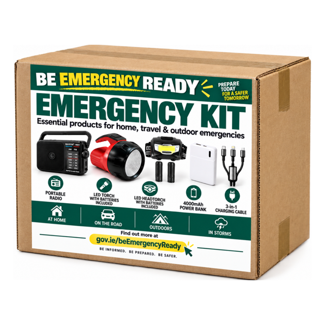 Emergency Kit – Radio, Torches, Power Bank & Charging Cable - Beattys of Loughrea