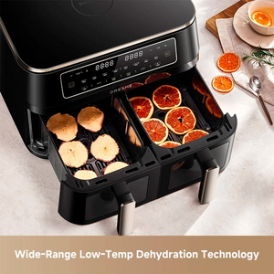 Dreame CrisTendDuo DZ30 Dual Zone Air Fryer, 11L Black