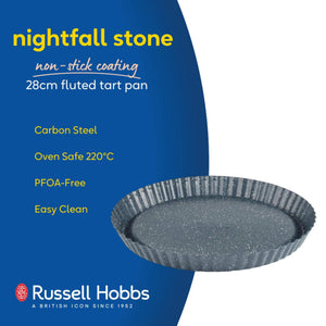 Russell Hobbs Nightfall Stone 28cm Tart Tin