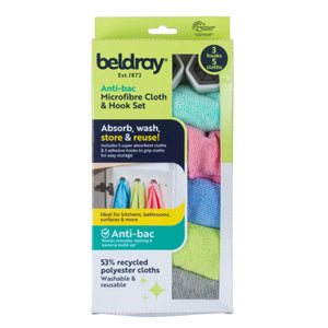 Beldray Antibac Cleaning Cloth & Hook Set