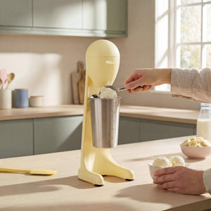 Giles & Posner Funfair Milkshake Maker, Matt Yellow