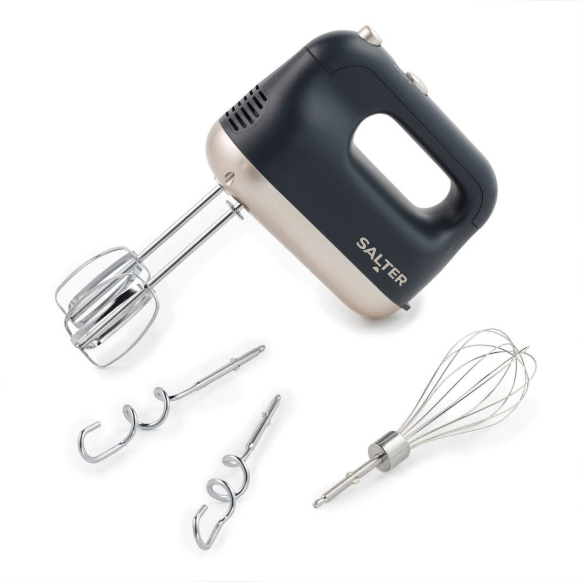 Salter Marino Hand Mixer, Blue Grey