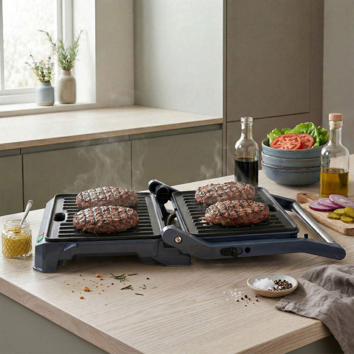 Progress Mellow 180° Health Grill, Blue