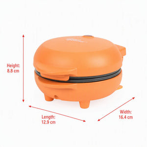 Giles & Posner Funfair Mini Griddle, Matt Orange