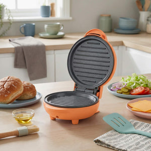 Giles & Posner Funfair Mini Griddle, Matt Orange