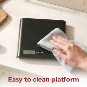 Salter Arc Digital Kitchen Scale, Black