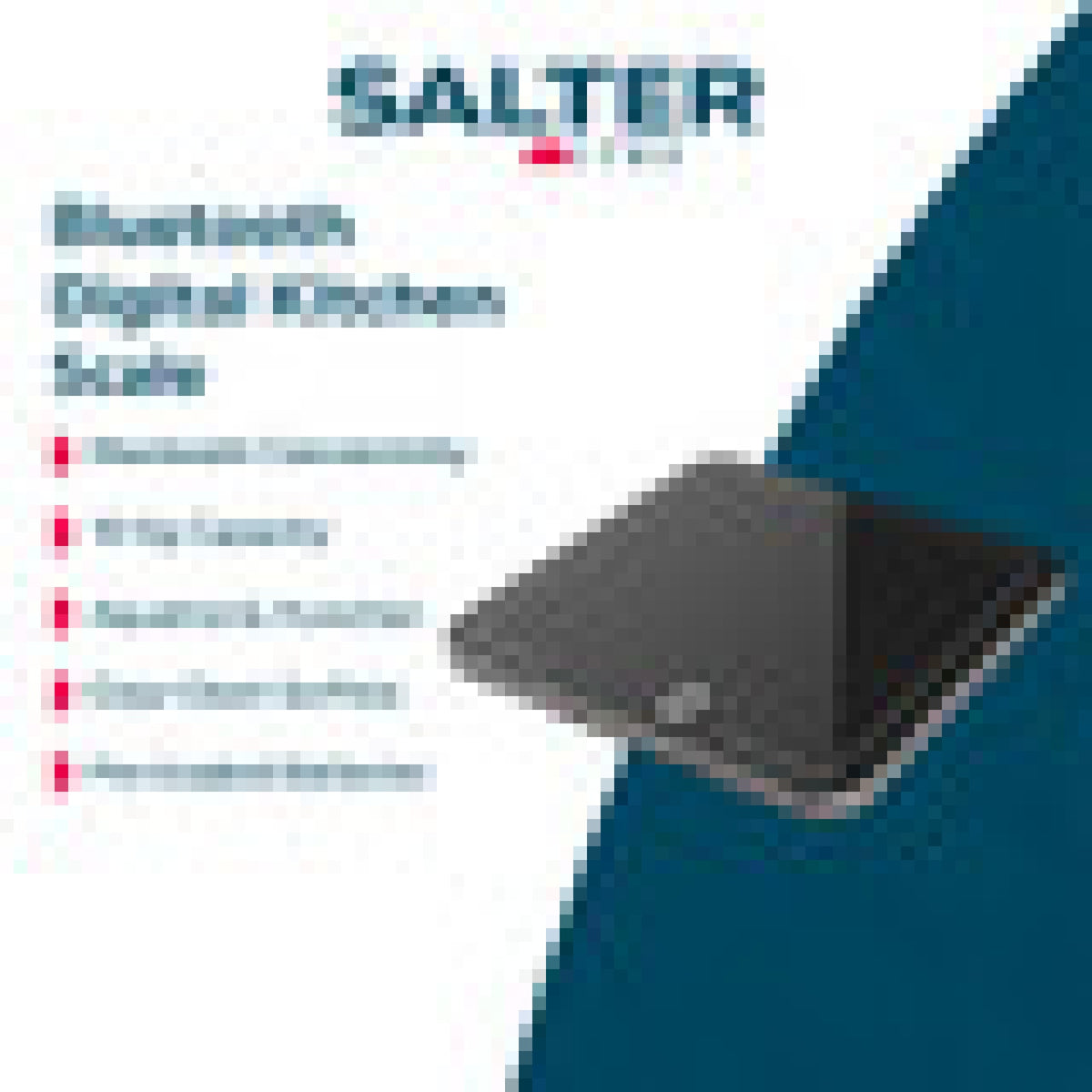 Salter Cook Pro Bluetooth Kitchen Scale, Black