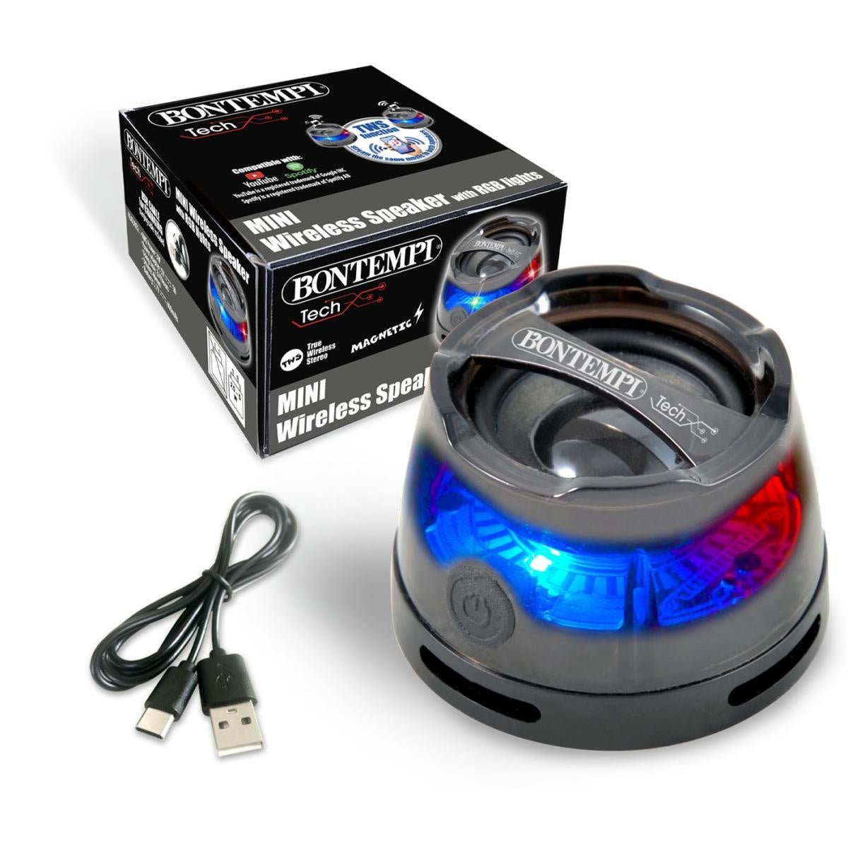 Bontempi Mini Wireless Speaker with Magnetic Base - MUSICAL INSTRUMENTS - Beattys of Loughrea