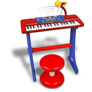 Bontempi 37-Key Electronic Keyboard with Microphone, Legs and Stool - MUSICAL INSTRUMENTS - Beattys of Loughrea