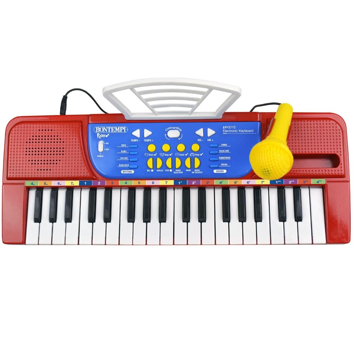 Bontempi 37-Key Electronic Keyboard with Microphone, Legs and Stool - MUSICAL INSTRUMENTS - Beattys of Loughrea