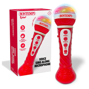 Bontempi Sing-Along Karaoke Microphone with Light Effects - MUSICAL INSTRUMENTS - Beattys of Loughrea