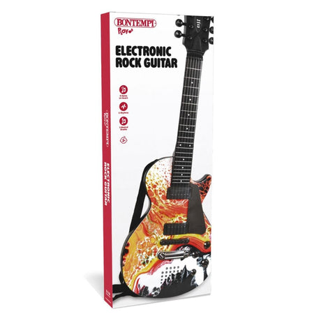 Bontempi Electronic Rock Guitar with Shoulder Strap, 56cm - MUSICAL INSTRUMENTS - Beattys of Loughrea