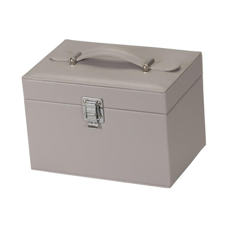 Dove Grey Jewellery Chest with Lift-Out Tray
