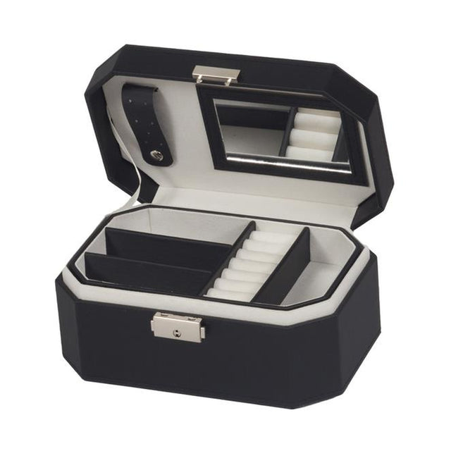 Sam Black Charcoal Octagonal Jewellery Box