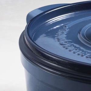 Tramontina 26cm Cast Iron Enamel Casserole, Blue