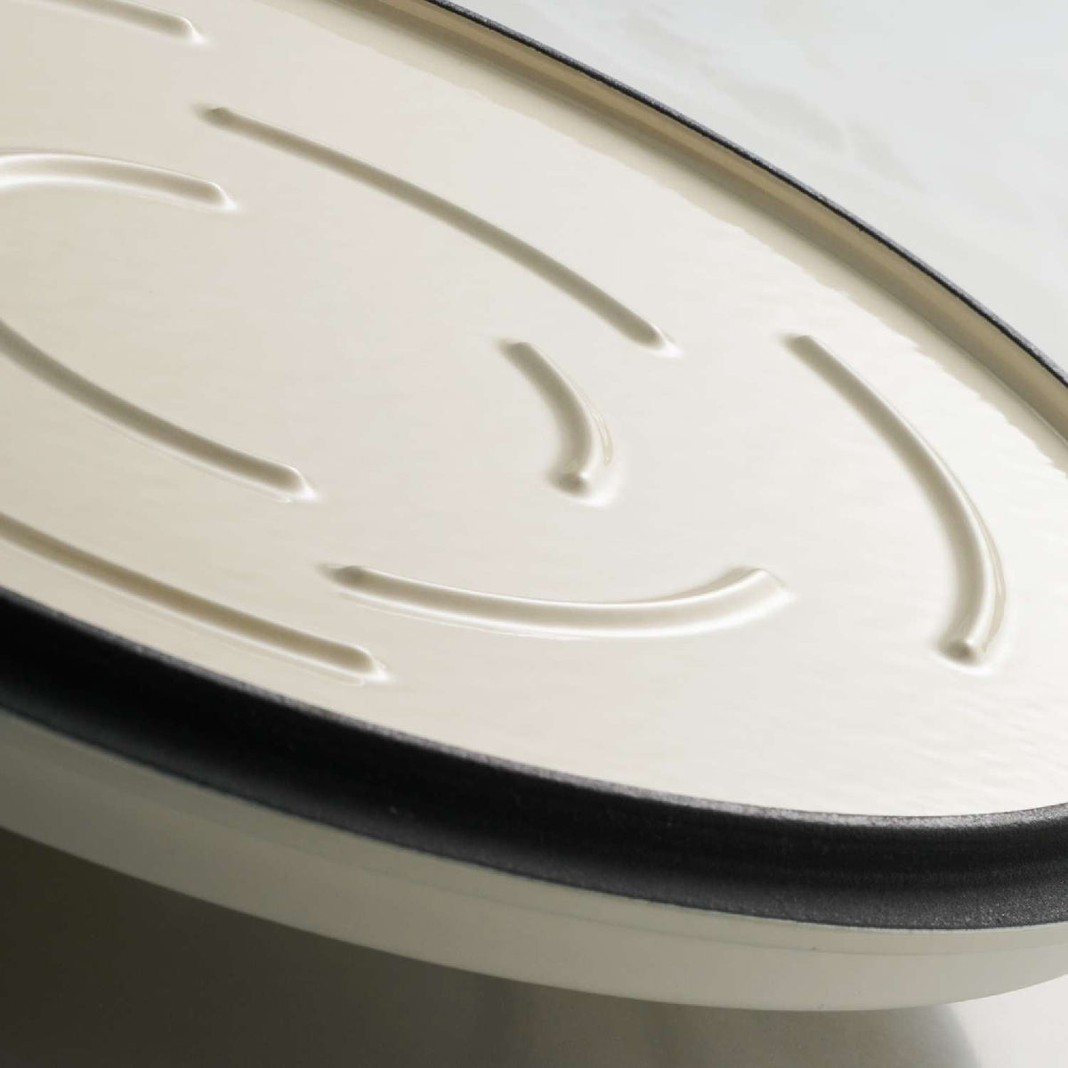 Tramontina 26cm Cast Iron Enamel Casserole, Latte