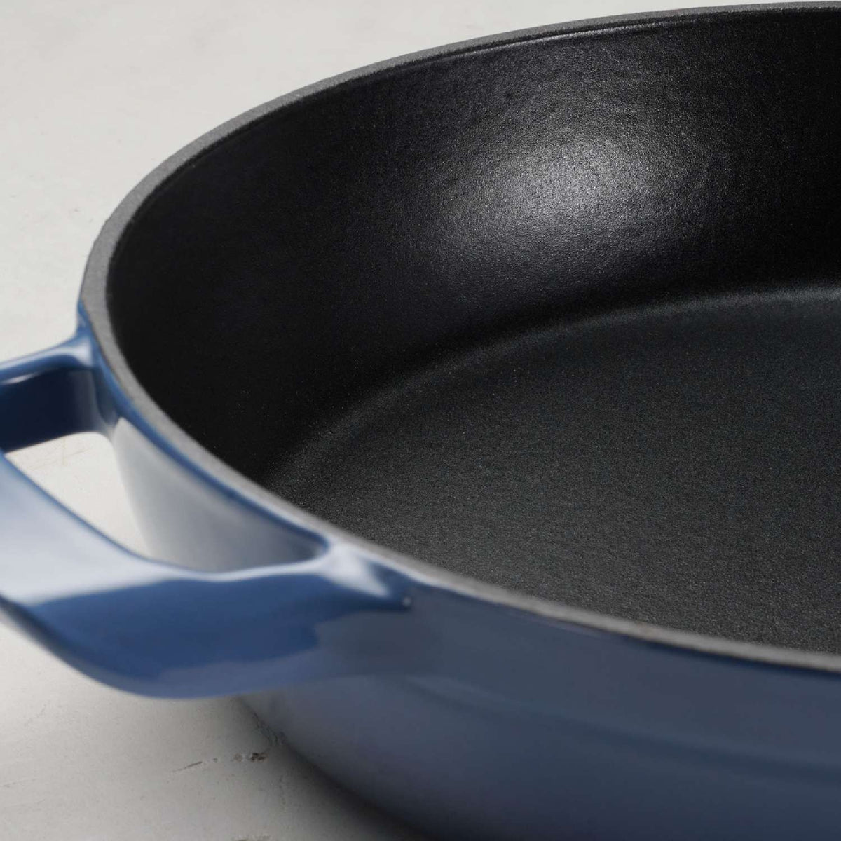Tramontina 30cm Cast Iron Enamel Sauté Pan, Blue