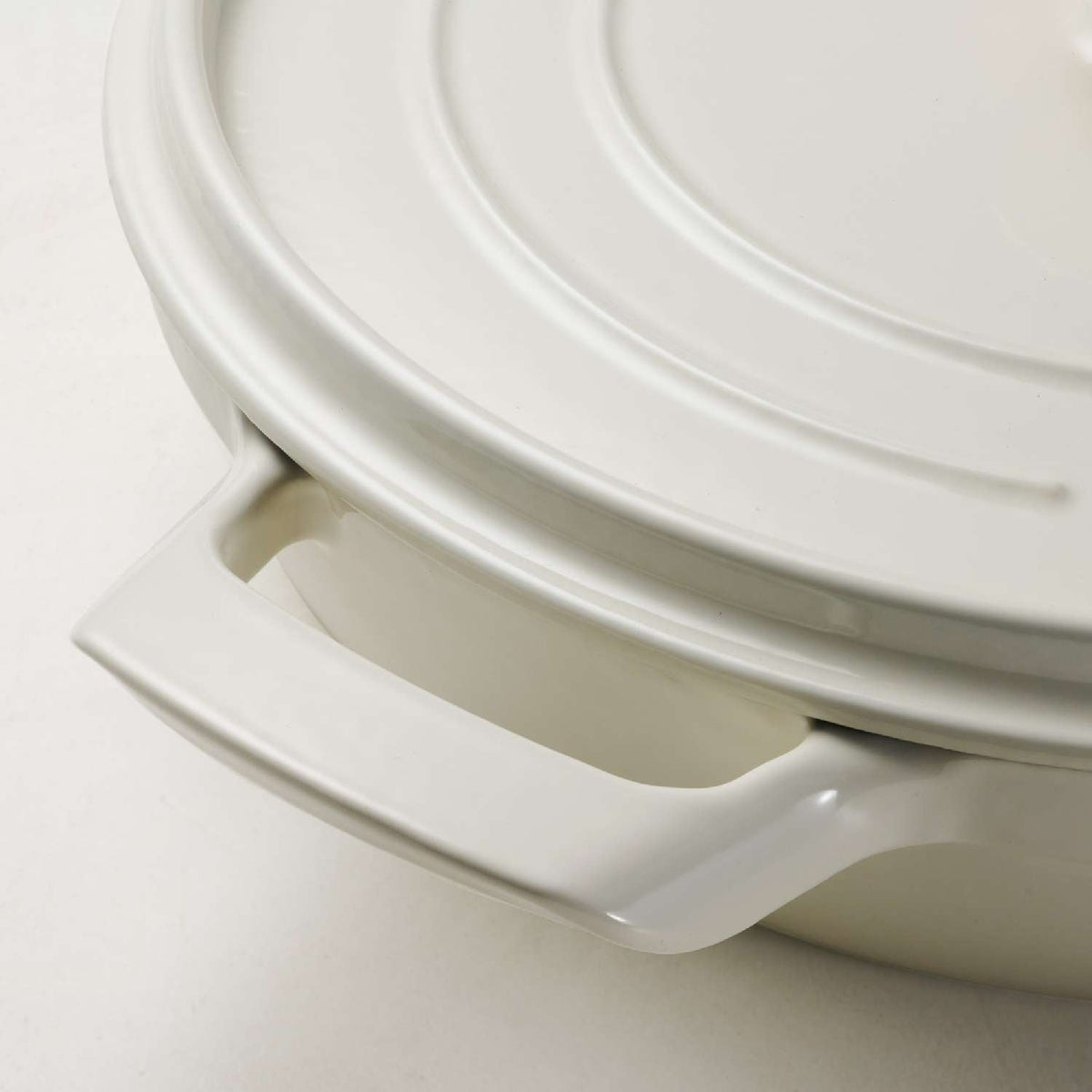 Tramontina 30cm Cast Iron Enamel Sauté Pan, Latte