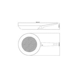 Tramontina Spezia 24cm Non-Stick Frying Pan, Blue