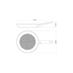 Tramontina Spezia 28cm Non-Stick Frying Pan, Blue