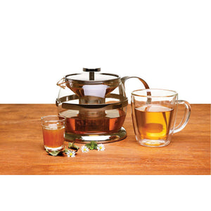 Tramontina 270ml Double Walled Glasses with Handles, Set of 2