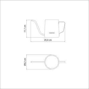 Tramontina 600ml Gooseneck Pour Over Kettle, Stainless Steel