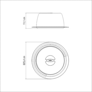 Tramontina Ciclo 25cm Stainless Steel Cheese & Cake Dome