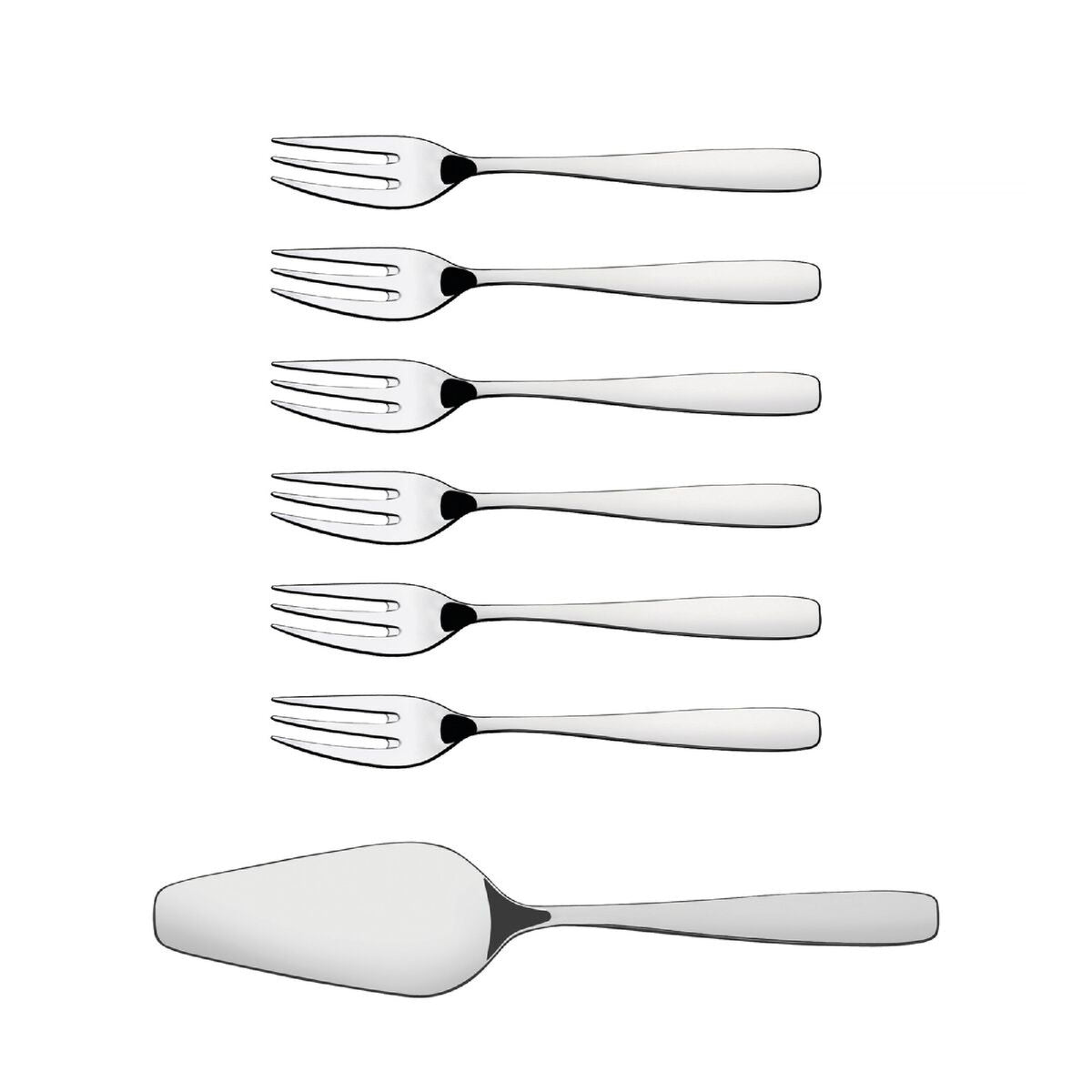 Tramontina Amazonas 7-Piece Stainless Steel Cake Set
