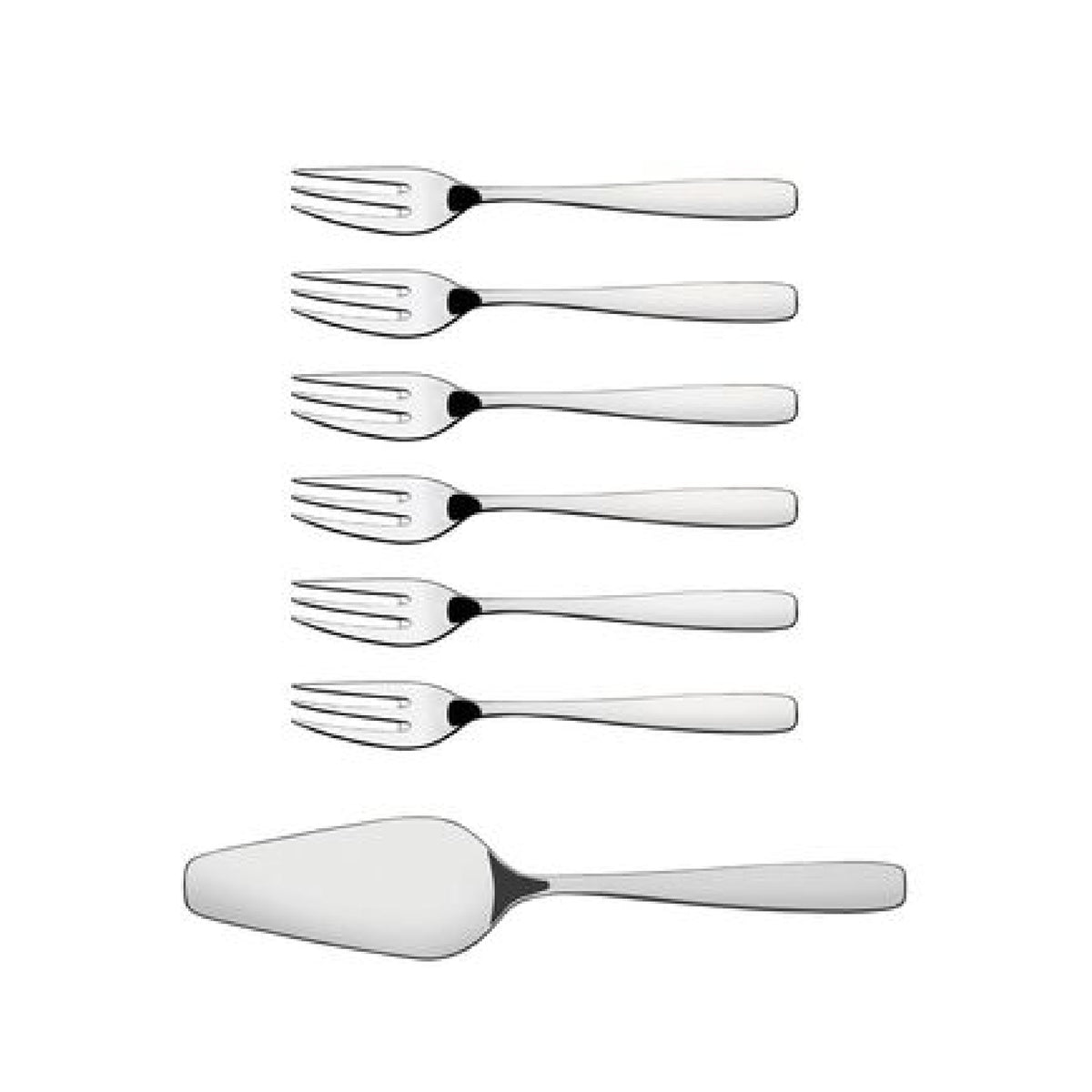 Tramontina Amazonas 7-Piece Stainless Steel Cake Set