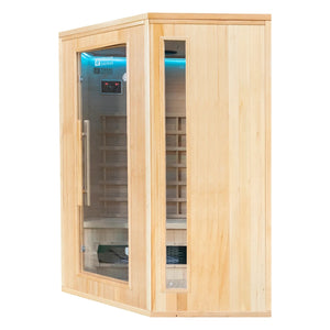 Tribe Madrid 3 Corner Infrared Sauna, 3-4 Person