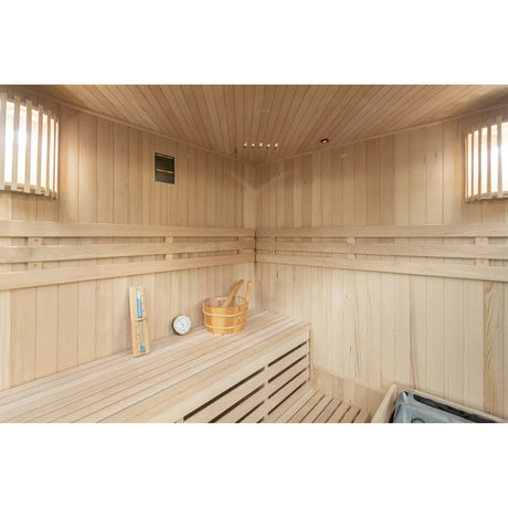 Tribe Lisbon 3 Corner Traditional Sauna, 3-4 Person (Installation Required)