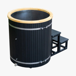 Tribe Boost Ice Bath, Black WPC with Stainless Steel Tank