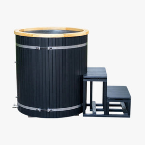 Tribe Boost Ice Bath, Black WPC with Stainless Steel Tank