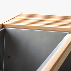 Tribe Ultra Ice Bath, Stainless Steel and Canadian Red Cedar - HOME GYM / SAUNA/ ICE BATHS - Beattys of Loughrea